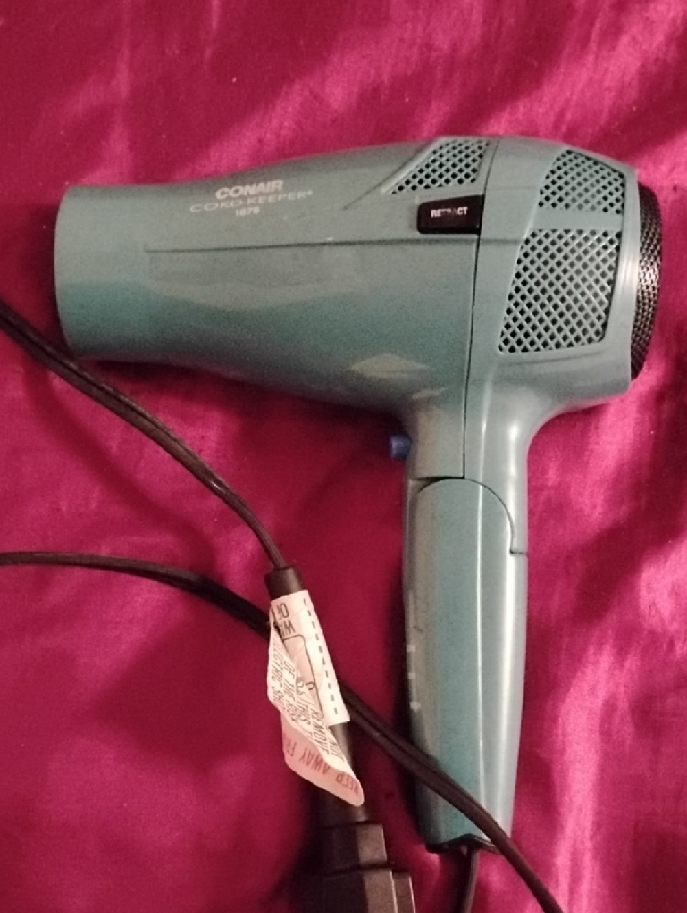 Conair ColorCorrecter 1875 Hair Dryer in Teal